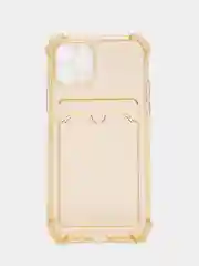 Бронзовый чехол для iPhone 11 Pro, с карманом для карт