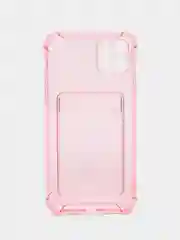 Розовый чехол для iPhone 11 Pro Max, с карманом для карт