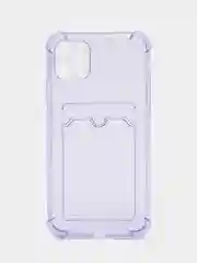 Лавандовый чехол для iPhone 11 Pro Max, с карманом для карт