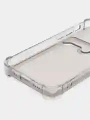 Серый чехол для iPhone 13 Mini с карманом для карт