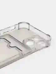 Серый чехол для iPhone 13 Mini с карманом для карт