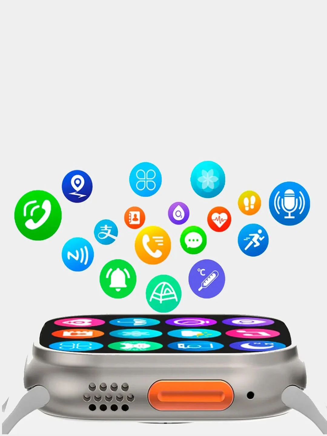 Золотой умные смарт-часы Smart Watch X8 PRO, 8 серия