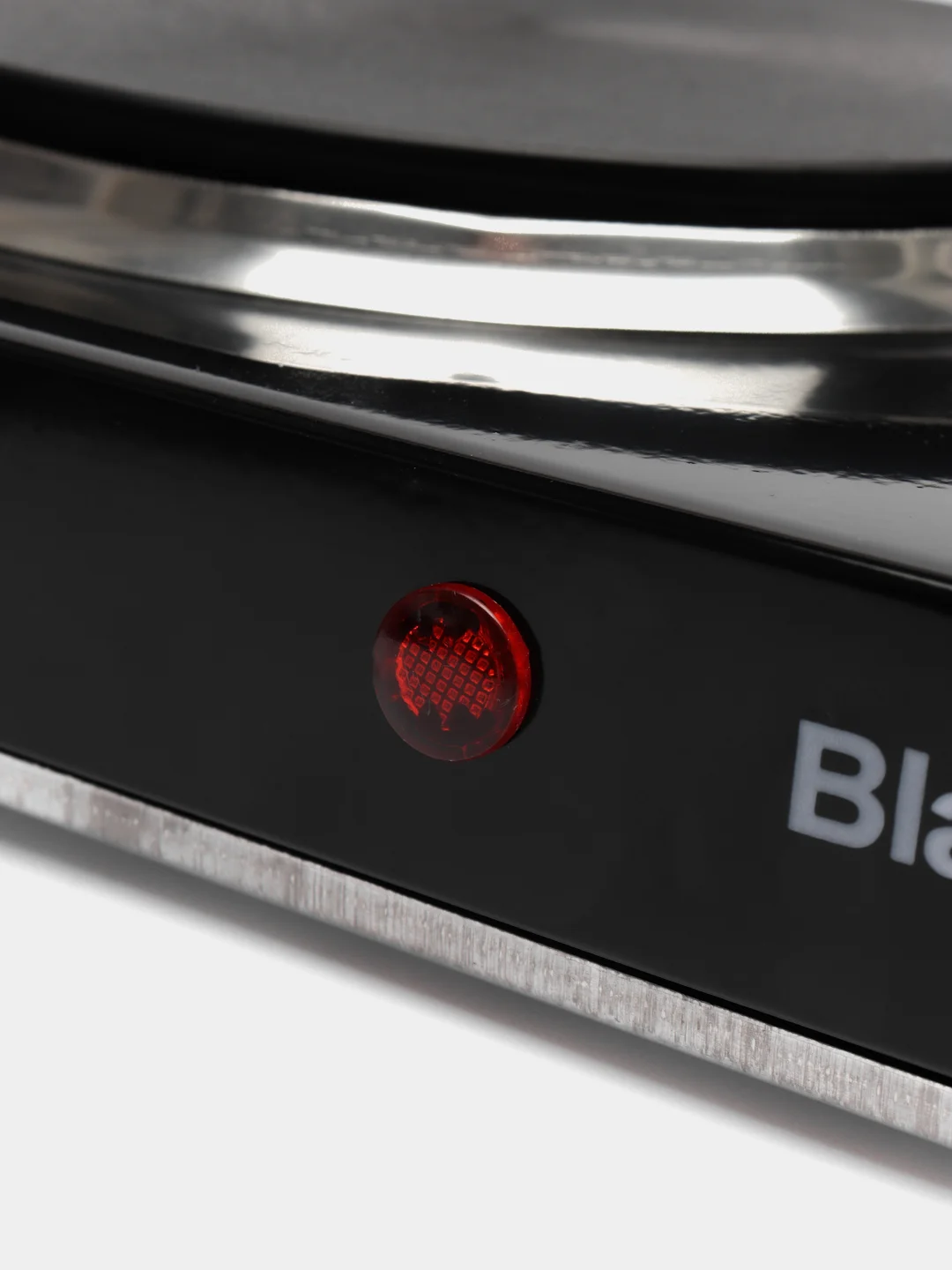 Черный настольная плита электрическая Blackton Bt HP218B, 2 конфорки по 1000 Вт, 5 режимов