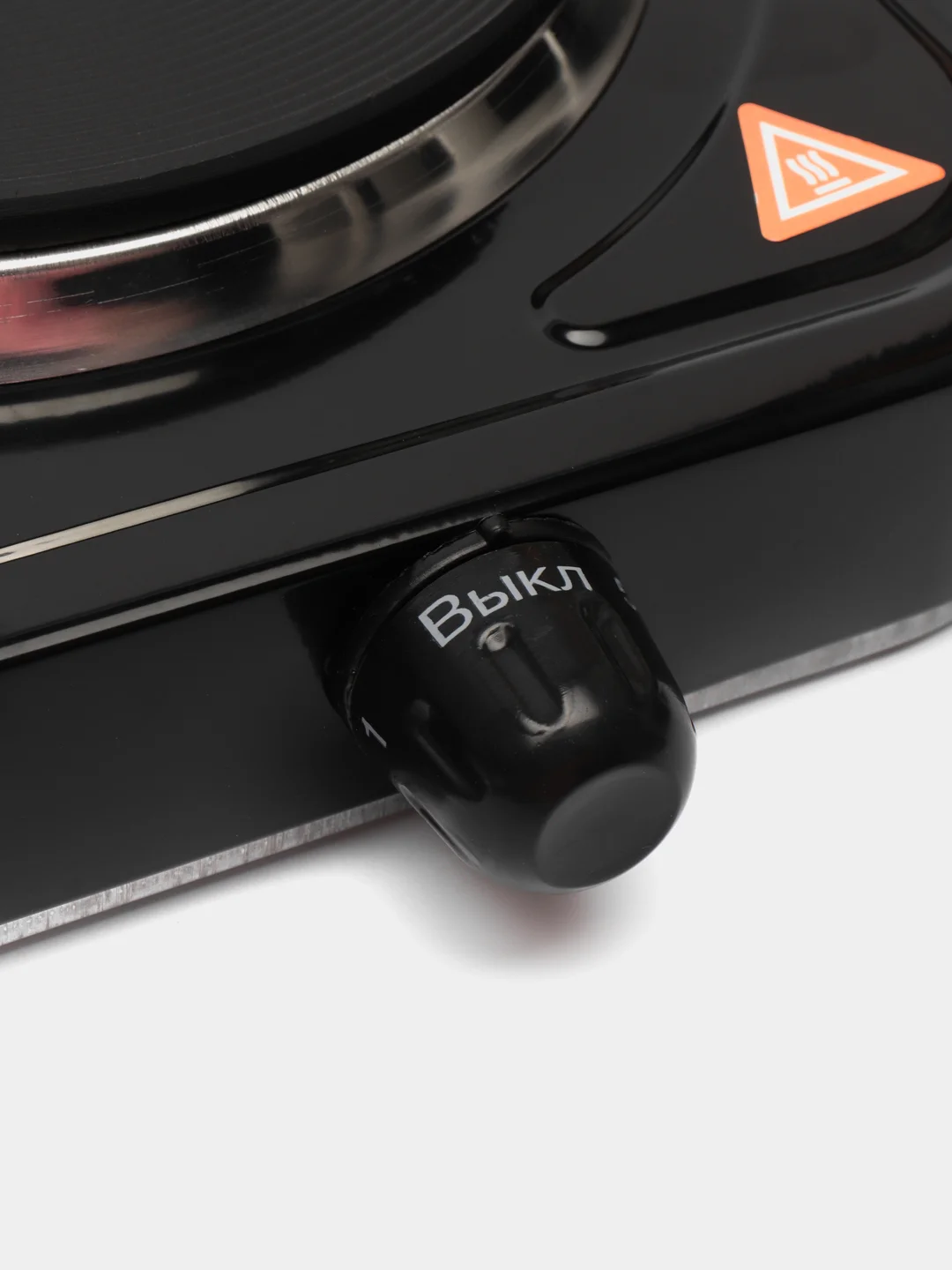 Черный настольная плита электрическая Blackton Bt HP218B, 2 конфорки по 1000 Вт, 5 режимов