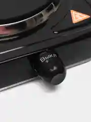 Черный настольная плита электрическая Blackton Bt HP218B, 2 конфорки по 1000 Вт, 5 режимов