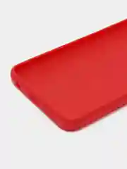Красный чехол для Tecno Pova 3, силиконовый, цветной, матовый