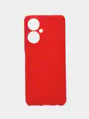 Красный чехол Tecno Camon 19/19 Pro 4G силиконовый, цветной, матовый
