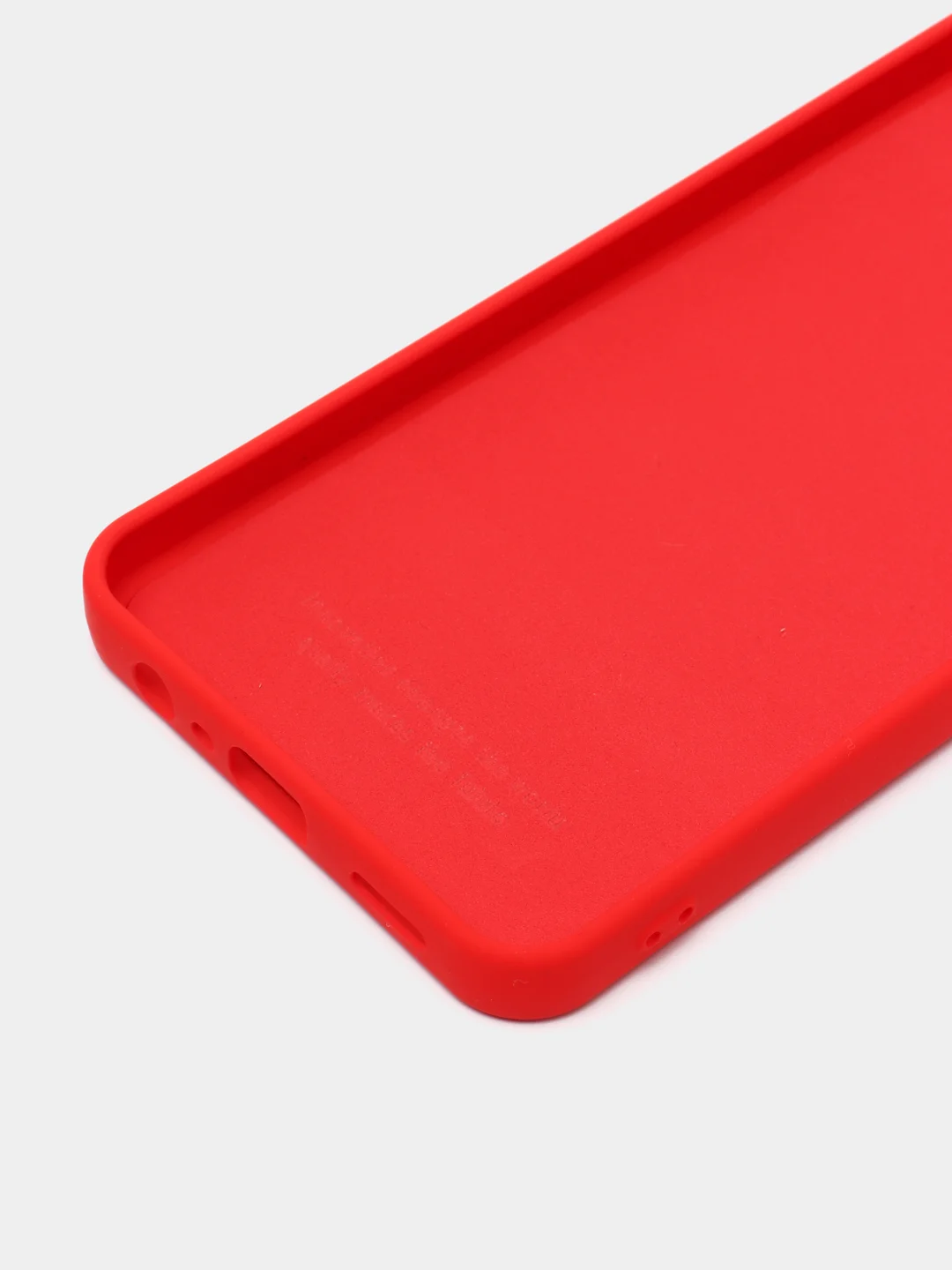 Алый чехол силиконовый для Realme C33 / Реалми С33
