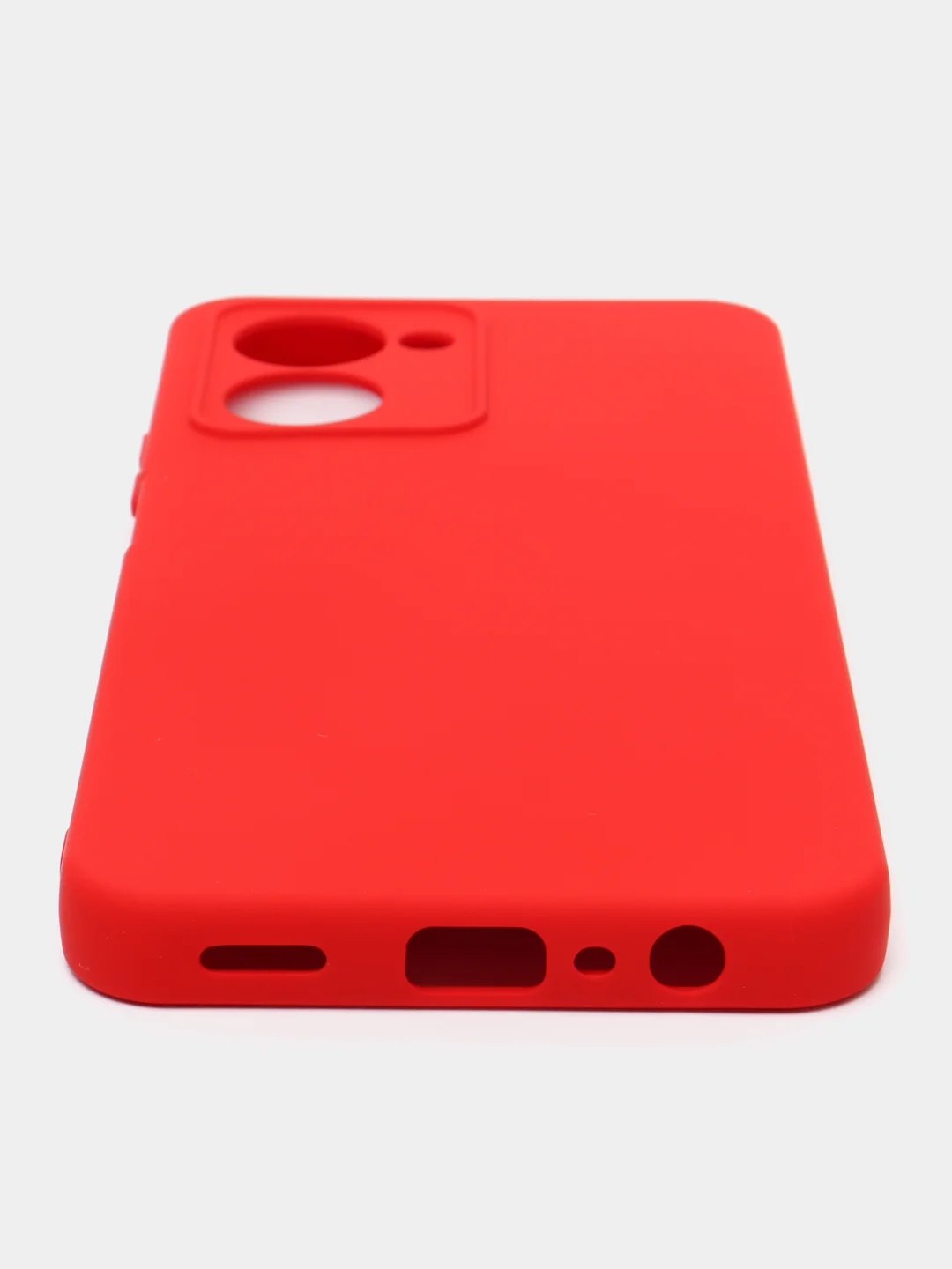 Алый чехол силиконовый для Realme C33 / Реалми С33