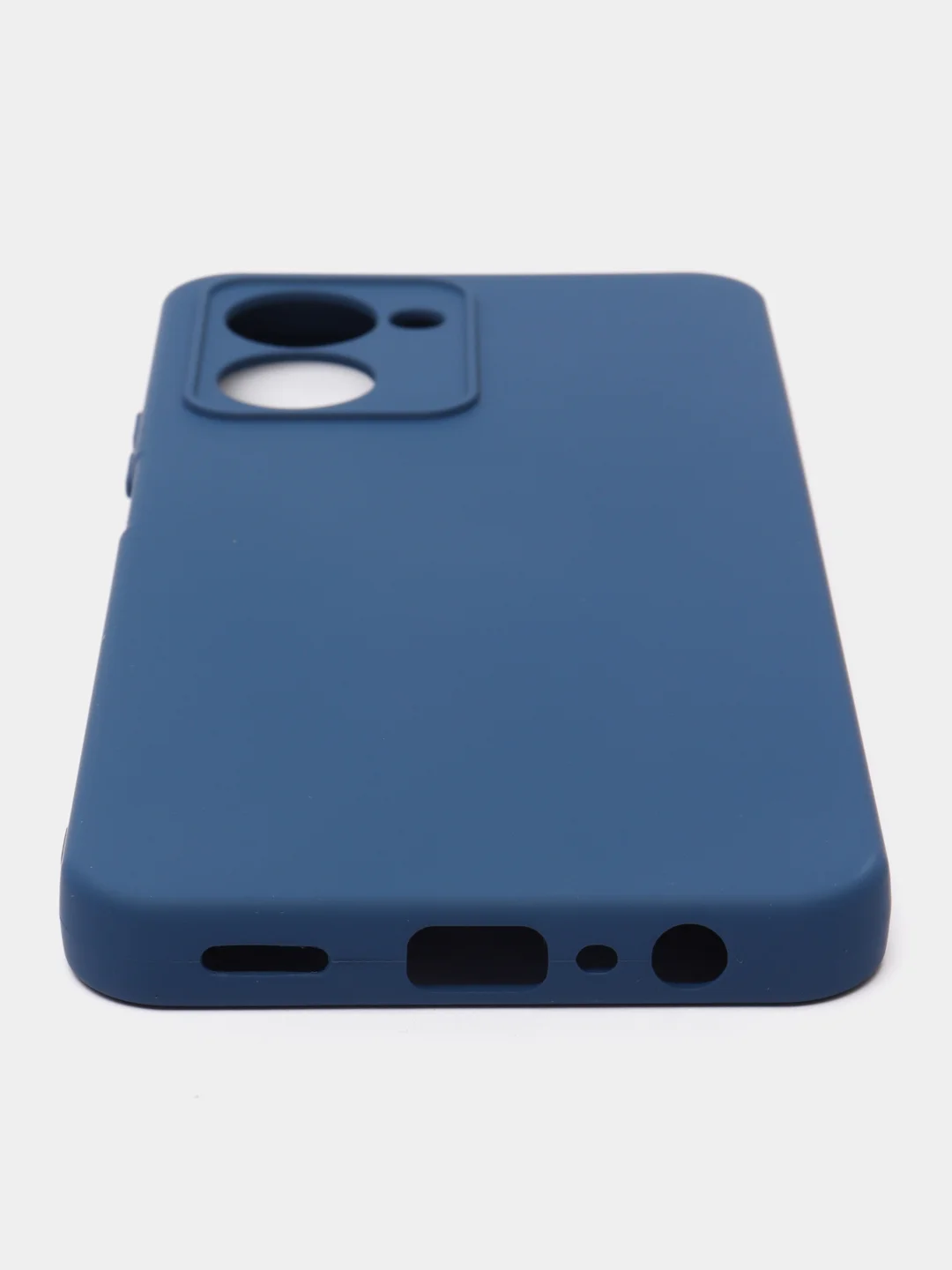 Синий чехол силиконовый для Realme C33 / Реалми С33