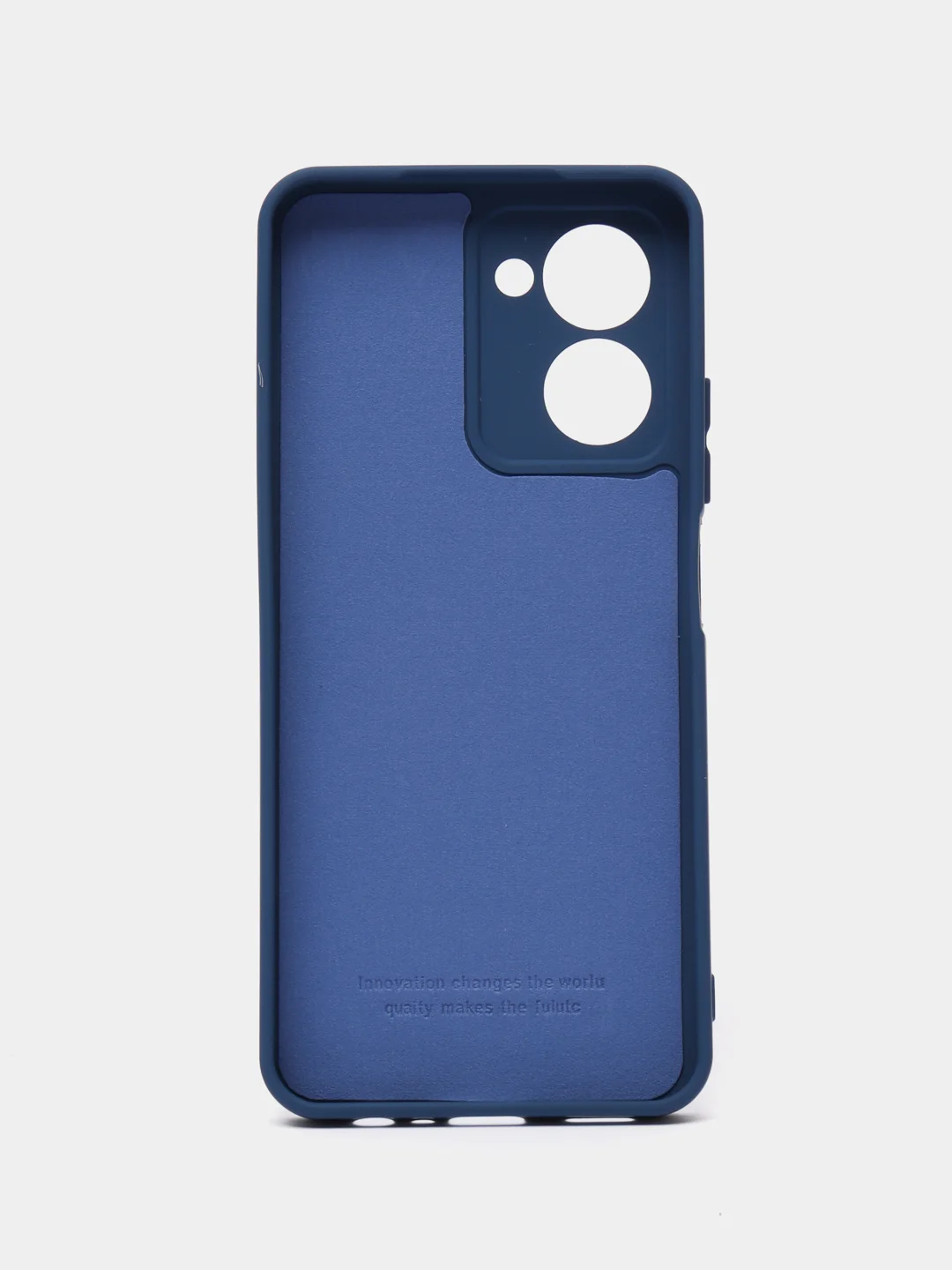 Синий чехол силиконовый для Realme C33 / Реалми С33