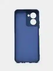 Синий чехол силиконовый для Realme C33 / Реалми С33