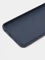 Темно-синий чехол для Tecno Pova 3, силиконовый, цветной, матовый