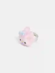Тёмно-розовый кольцо Hello Kitty, Kuromi, My Melody / Хэллоу Китти, Куроми, Май Мелоди