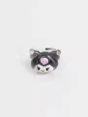 Черный кольцо Hello Kitty, Kuromi, My Melody / Хэллоу Китти, Куроми, Май Мелоди