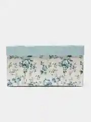 Бирюзовый большая подарочная коробка, складная, 31 х 25 х 16 см
