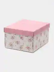 Розовый большая подарочная коробка, складная, 31 х 25 х 16 см