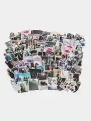 Кораллово-розовый стикеры К-POP Blackpink (Блэкпинк), Набор Наклейки