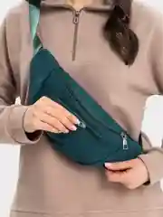 Белый вельветовая поясная сумка, унисекс, бананка