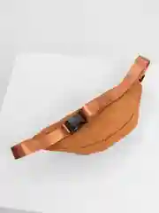 Коричневый вельветовая поясная сумка, унисекс, бананка