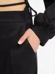 Черный комплект двойка женский