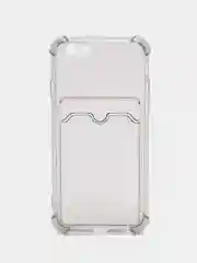 Серый чехол для iPhone 6, с карманом для карт