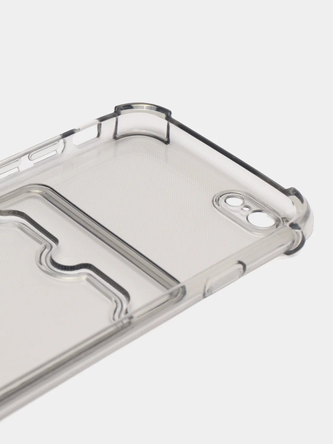 Серый чехол для iPhone 6, с карманом для карт