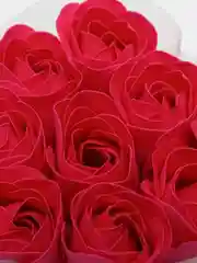 Фуксия подарочный набор мыльные розы "Сердце", 9 бутонов роз