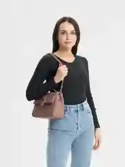 Коралловый меланж сумка-клатч женская, с ремнем на плечо, экокожа