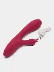 Фуксия вибратор кролик с усиками для стимуляции клитора