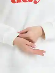 Белый свитшот с надписью теплый, с начесом MARY SVE