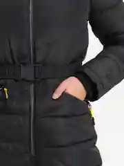 Хаки комбинезон женский, зимний, с капюшоном