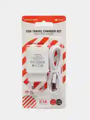 Зарядное устройство Borofone BA74A white на Lightning, Type-C, Micro-USB