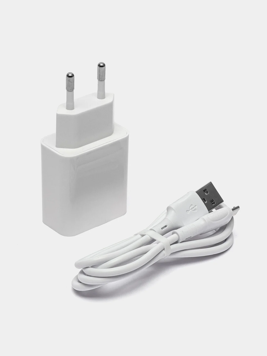 Зарядное устройство Borofone BA74A white на Lightning, Type-C, Micro-USB