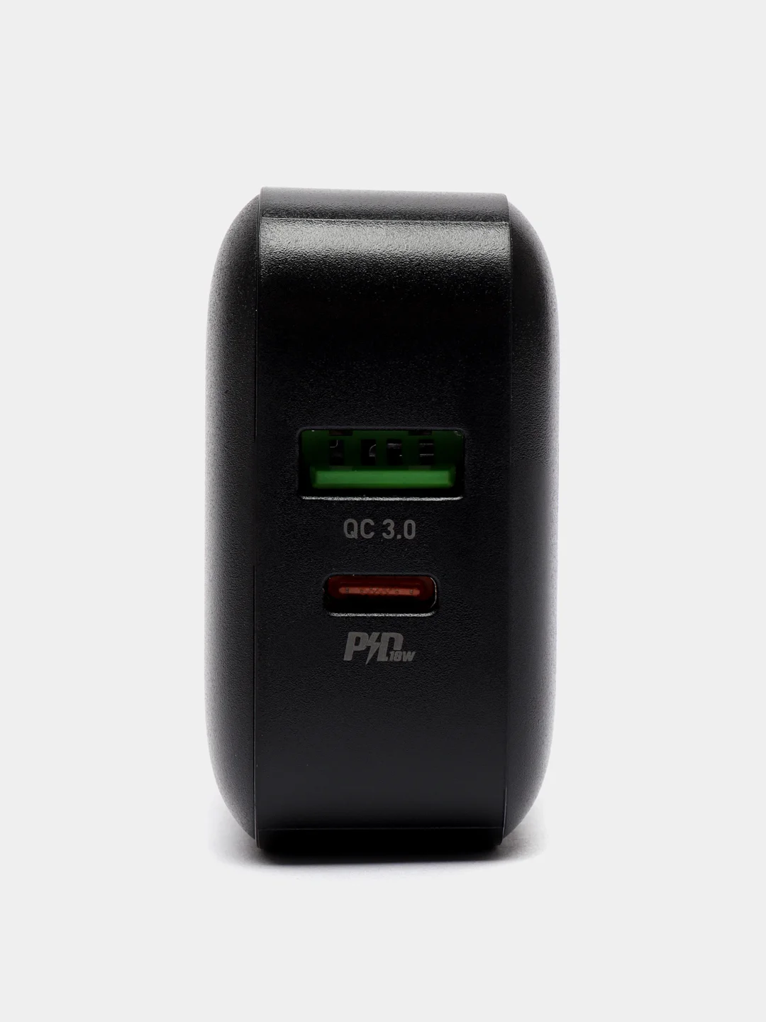Черный зарядное устройство BOROFONE BA46A, USB, Type-C, быстрая зарядка 3.0, 3 A, 18W