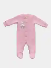 Розовый комбинезон для новорожденных, из футера