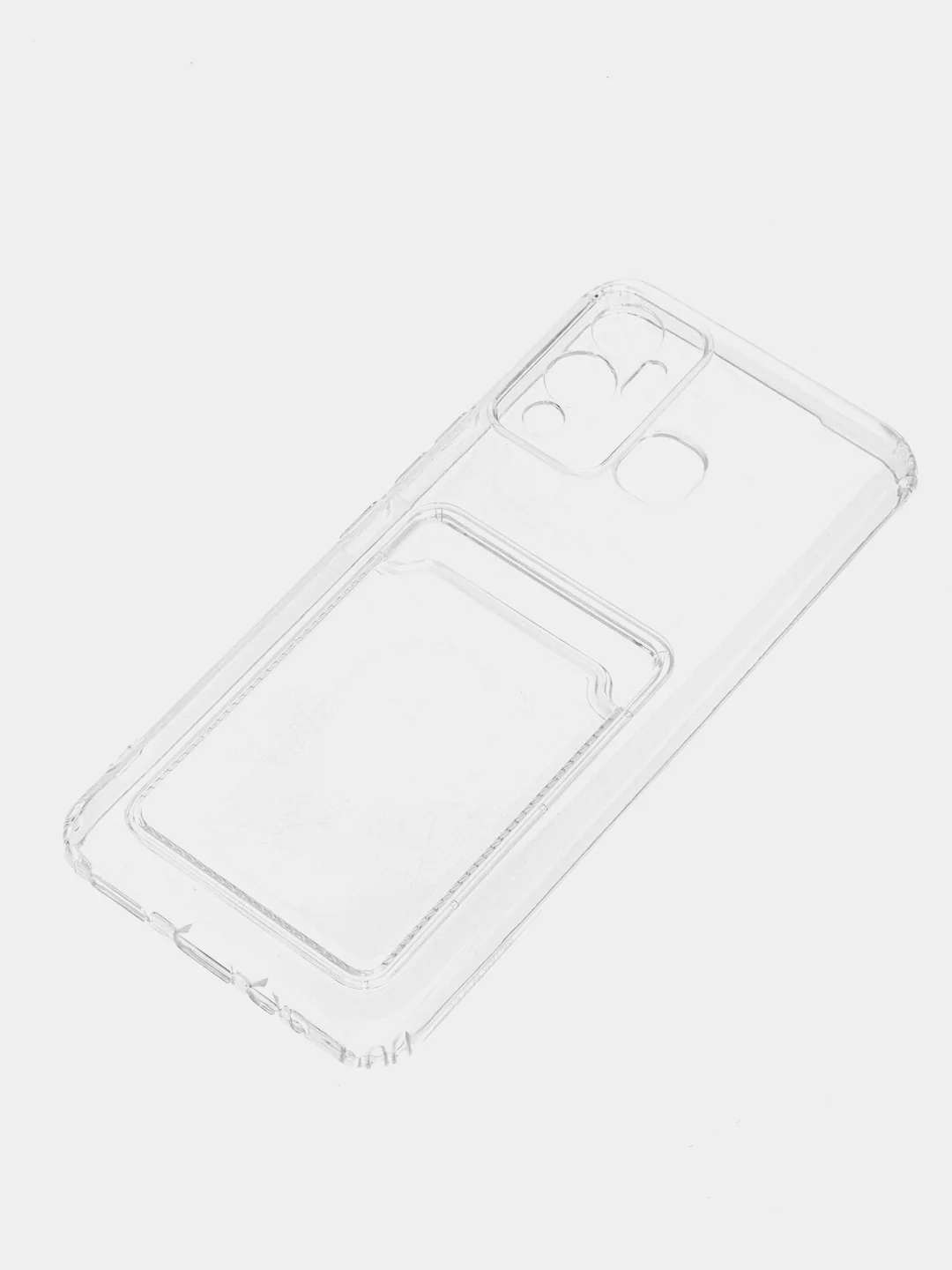 Чехол Silicone Card Holder для Infinix Hot 12i, 12 Play, 12 VIP, Smart 6, 6 HD