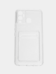 Чехол Silicone Card Holder для Infinix Hot 12i, 12 Play, 12 VIP, Smart 6, 6 HD