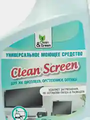 Универсальное средство для чистки оргтехники и ЖК экранов (триггер) 500 мл. Clean&Green