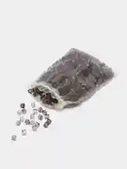 Тёмно-серый бусины акриловые кубики 10 мм, бусины квадратные акриловые