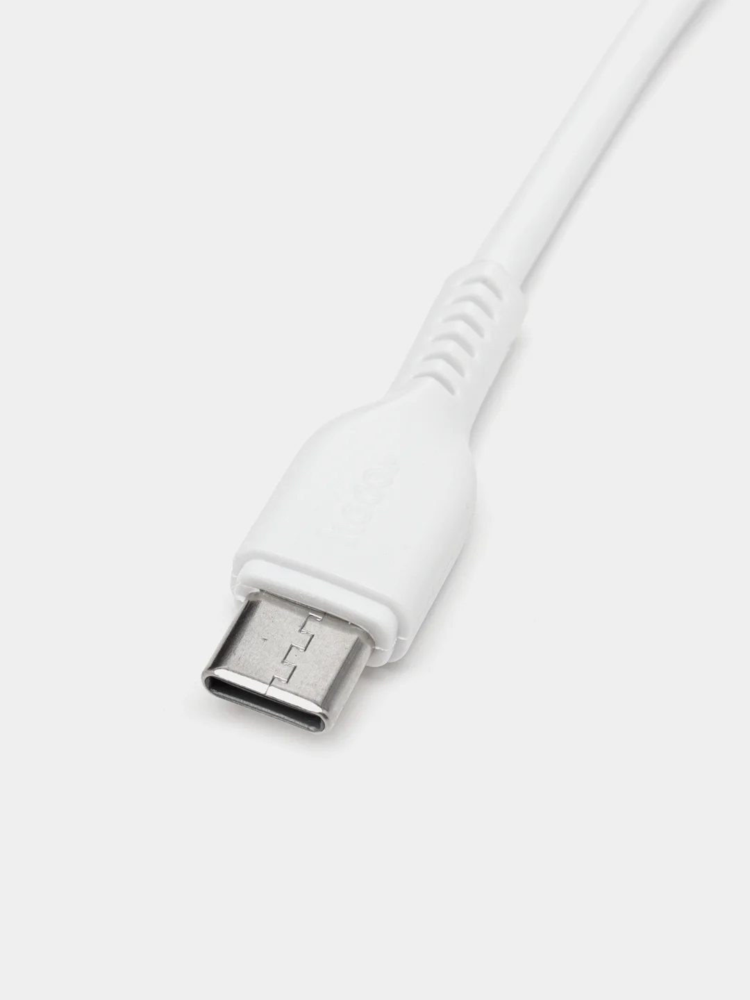 Белый usb Кабель micro USB 2.4A / Type-C 3A, Hoco X20, 3 метра