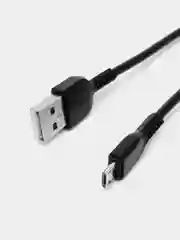Черный usb Кабель micro USB 2.4A / Type-C 3A, Hoco X20, 3 метра