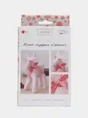Кораллово-розовый набор для шитья интерьерной куклы своими руками
