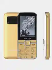 Черный мобильный телефон Maxvi P18, 3 SIM, С КАМЕРОЙ, ФУНКЦИЯ POWER BANK, АККУМУЛЯТОР 3200мАч
