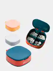 Белый портативная таблетница Pill Box для хранения таблеток