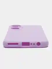 Лавандовый чехол Tecno Camon 19/19 Pro 4G силиконовый, цветной, матовый