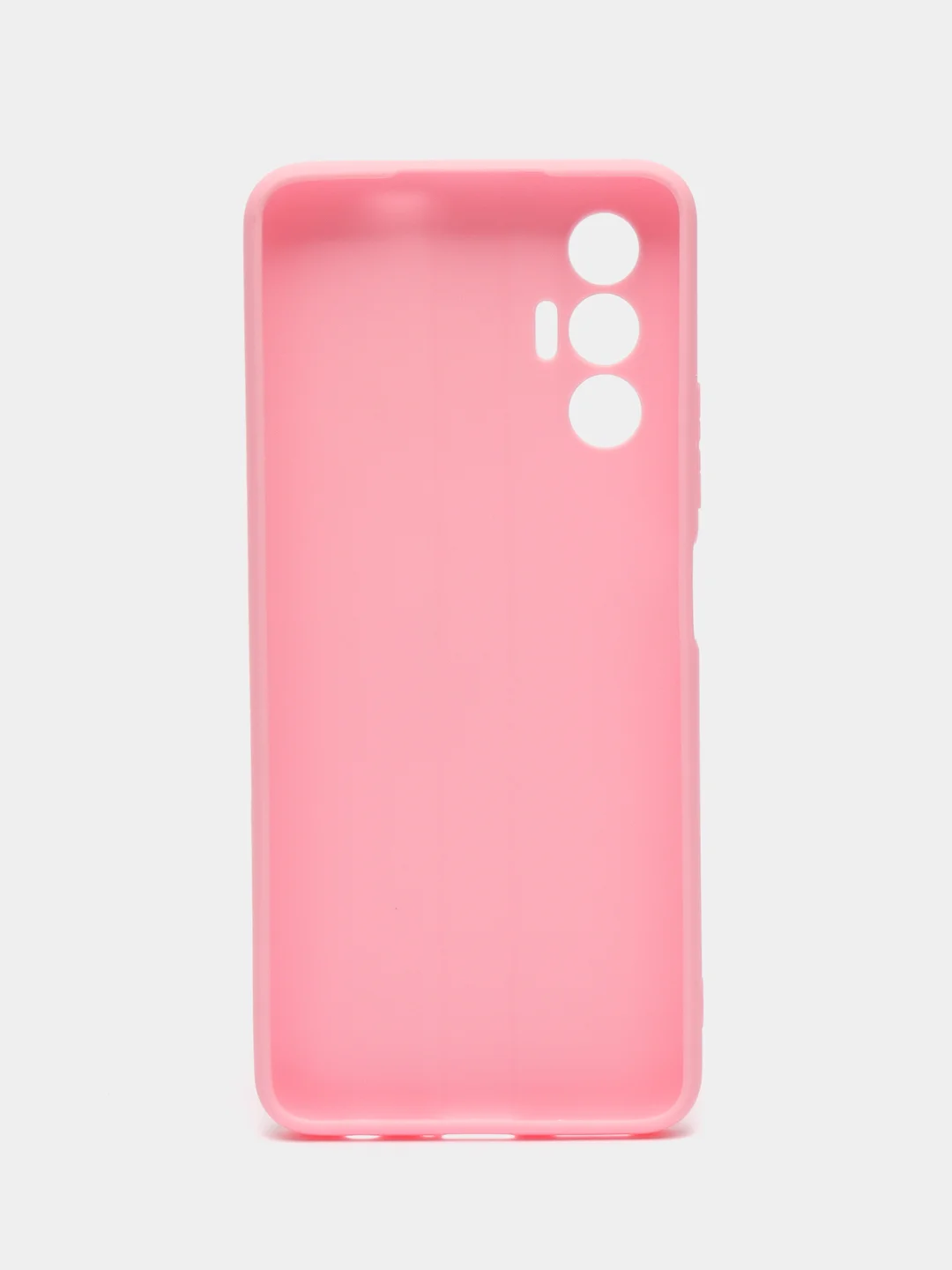 Розовый чехол для Tecno Pova 3, силиконовый, цветной, матовый