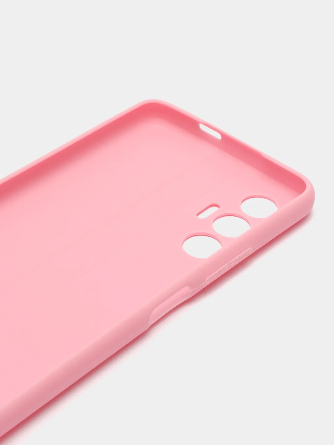 Розовый чехол для Tecno Pova 3, силиконовый, цветной, матовый