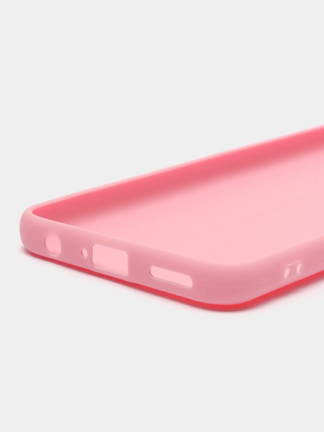 Розовый чехол для Tecno Pova 3, силиконовый, цветной, матовый