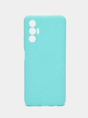 Чехол для Tecno Pova 3, силиконовый, цветной, матовый